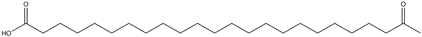 23-Oxotetracosanoic acid Struktur