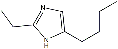 5-Butyl-2-ethyl-1H-imidazole Struktur