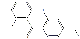 1,6-Dimethoxyacridin-9(10H)-one Struktur