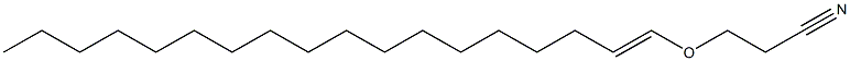 3-(Octadecenyloxy)propiononitrile Struktur