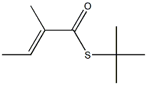 (E)-2-Methyl-2-butenethioic acid S-tert-butyl ester Struktur