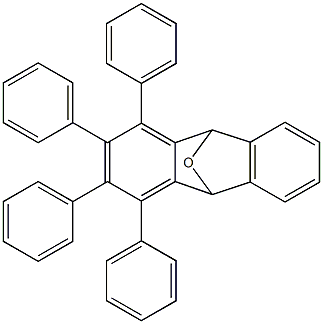 1,2,3,4-Tetraphenyl-9,10-dihydro-9,10-epoxyanthracene Struktur