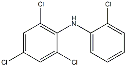 2,4,6-Trichlorophenyl 2-chlorophenylamine Struktur