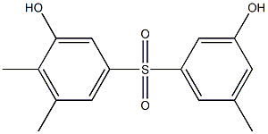 3,3'-Dihydroxy-4,5,5'-trimethyl[sulfonylbisbenzene] Struktur