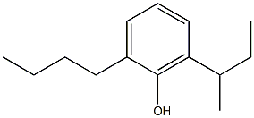 2-Butyl-6-sec-butylphenol Struktur