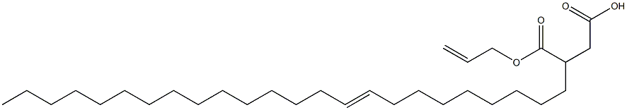 3-(9-Tetracosenyl)succinic acid 1-hydrogen 4-allyl ester Struktur