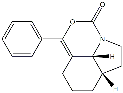 (2aS,8bR)-1,2,2a,3,4,5,8,8b-Octahydro-8-oxo-6-phenyl-8a-aza-7-oxaacenaphthylene Struktur