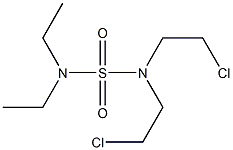 N,N-Bis(2-chloroethyl)-N',N'-diethylsulfamide Struktur