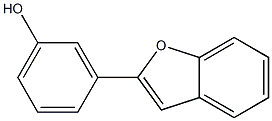 3-(Benzofuran-2-yl)phenol Struktur