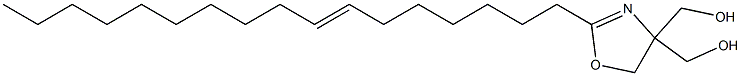 4,4-Bis(hydroxymethyl)-2-(7-heptadecenyl)-2-oxazoline Struktur