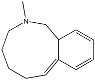 (7Z)-2-Methyl-2,3,4,5,6,11a-hexahydro-1H-2-benzazonine Struktur