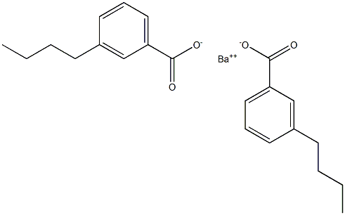 Bis(3-butylbenzoic acid)barium salt Struktur