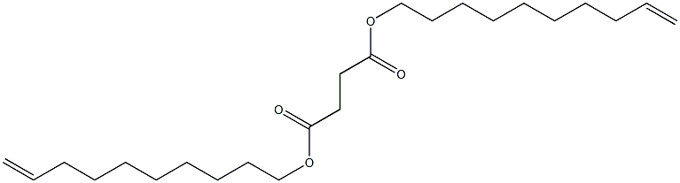 Succinic acid di(9-decenyl) ester Struktur