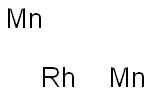 Dimanganese rhodium Struktur