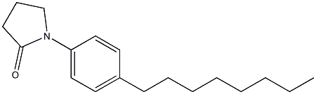 1-(4-Octylphenyl)-2-pyrrolidone Struktur