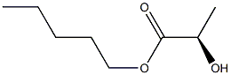 [R,(+)]-2-Hydroxypropionic acid pentyl ester Struktur