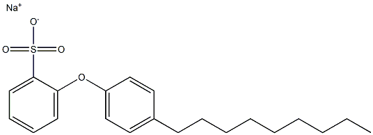 2-(4-Nonylphenoxy)benzenesulfonic acid sodium salt Struktur