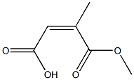 2-Methylmaleic acid 1-methyl ester Struktur