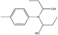 N,N-Di(1-hydroxypropyl)-p-toluidine Struktur