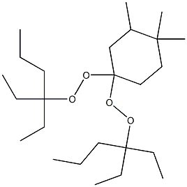 3,4,4-Trimethyl-1,1-bis(1,1-diethylbutylperoxy)cyclohexane Struktur