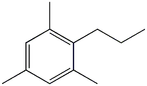 1-Propyl-2,4,6-trimethylbenzene Struktur