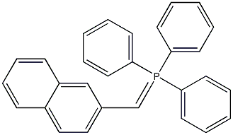 Triphenyl[(2-naphtyl)methylene]phosphorane Struktur