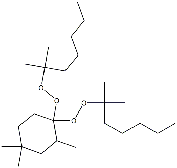 2,4,4-Trimethyl-1,1-bis(1,1-dimethylhexylperoxy)cyclohexane Struktur