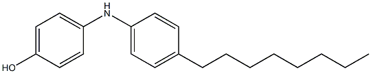 4'-Octyl[iminobisbenzen]-4-ol Struktur