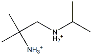 N-Isopropyl-2-methyl-1,2-propanediaminium Struktur