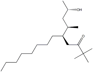 (5R)-5-[(2R,4S)-4-Hydroxypentan-2-yl]-2,2-dimethyltridecan-3-one Struktur