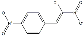 4-Nitro-1-(2-chloro-2-nitrovinyl)benzene Struktur