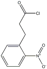 3-(o-Nitrophenyl)propionyl chloride Struktur