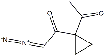 1-[1-(Diazoacetyl)cyclopropyl]ethanone Struktur