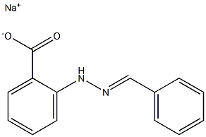 o-(2-Benzylidenehydrazino)benzoic acid sodium salt Struktur