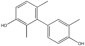 2,3',6-Trimethyl-1,1'-biphenyl-3,4'-diol Struktur