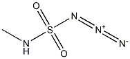 Methylsulfamoyl azide Struktur