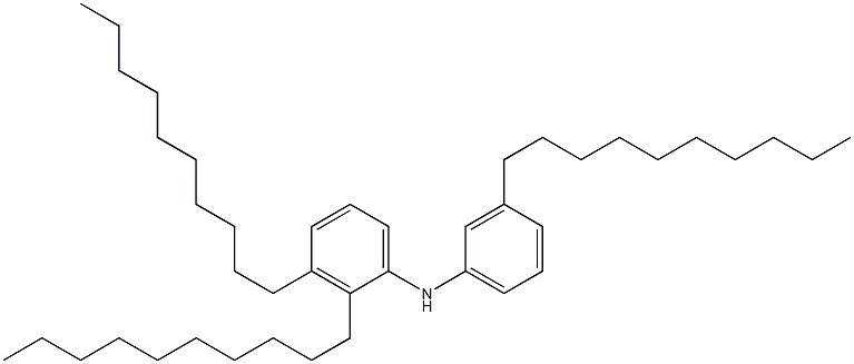 3,2',3'-Trisdecyl[iminobisbenzene] Struktur