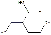 2-Hydroxymethyl-4-hydroxybutanoic acid Structure