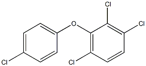 2,3,6-Trichlorophenyl 4-chlorophenyl ether Struktur