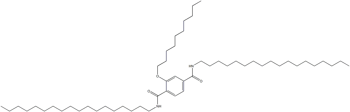 2-(Decyloxy)-N,N'-dioctadecylterephthalamide Struktur