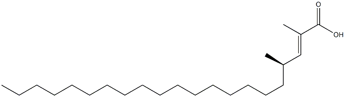 [R,E,(-)]-2,4-Dimethyl-2-henicosenoic acid Struktur