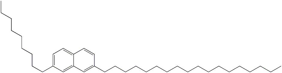 2-Nonyl-7-octadecylnaphthalene Struktur