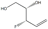 (2S,3S)-3-Fluoro-4-pentene-1,2-diol Struktur