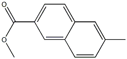 6-Methyl-2-naphthalenecarboxylic acid methyl ester Struktur