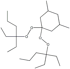 3,5-Dimethyl-1,1-bis(1,1-diethylbutylperoxy)cyclohexane Struktur