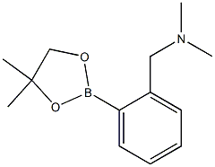 2-(2-Dimethylaminomethylphenyl)-4,4-dimethyl-1,3,2-dioxaborolane Struktur