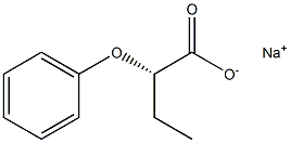 [S,(-)]-2-Phenoxybutyric acid sodium salt Struktur