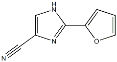 2-(2-Furanyl)-1H-imidazole-4-carbonitrile Struktur