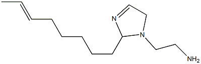 1-(2-Aminoethyl)-2-(6-octenyl)-3-imidazoline Struktur