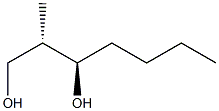 (2S,3R)-2-Methyl-1,3-heptanediol Struktur